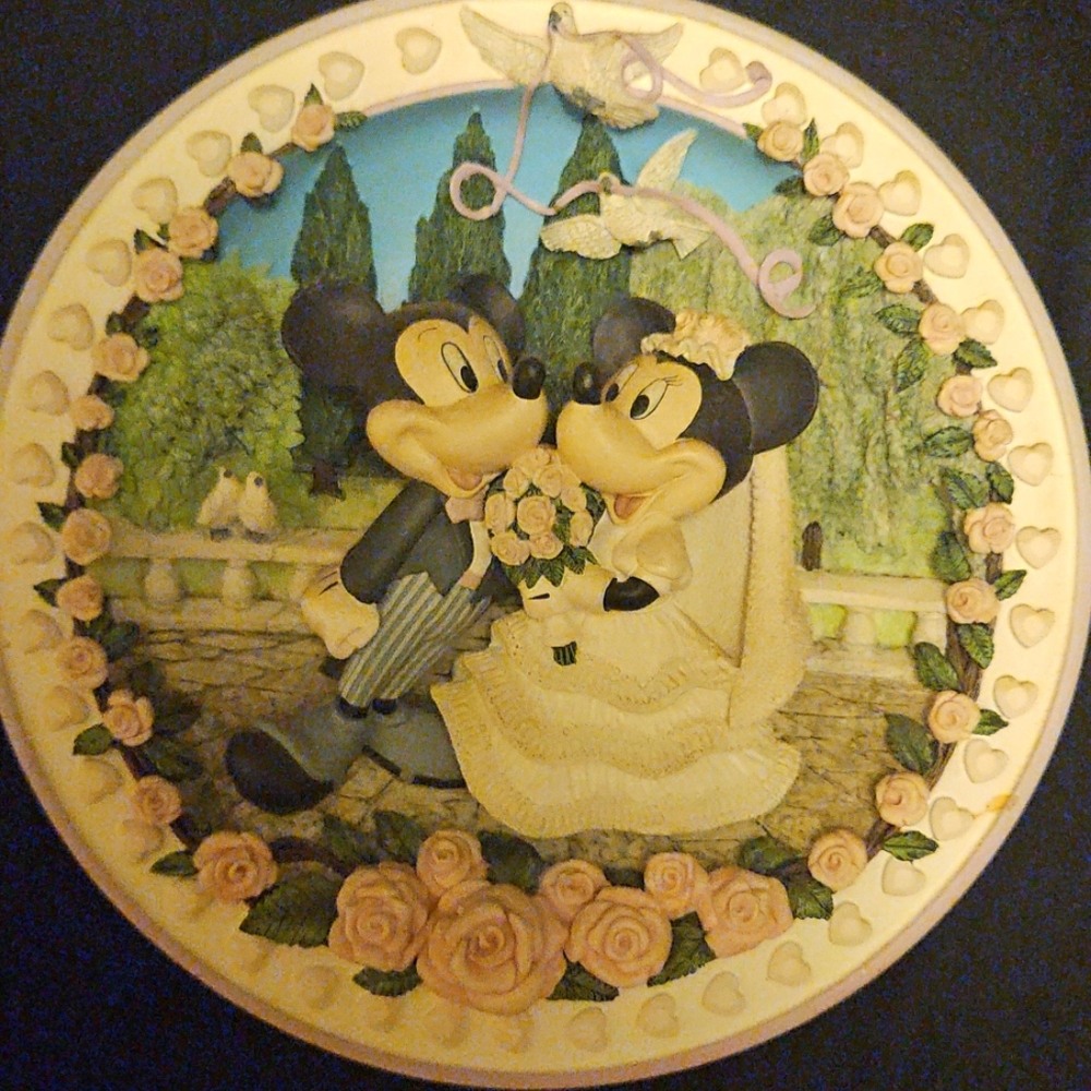 Disney Cream Decorative Plate